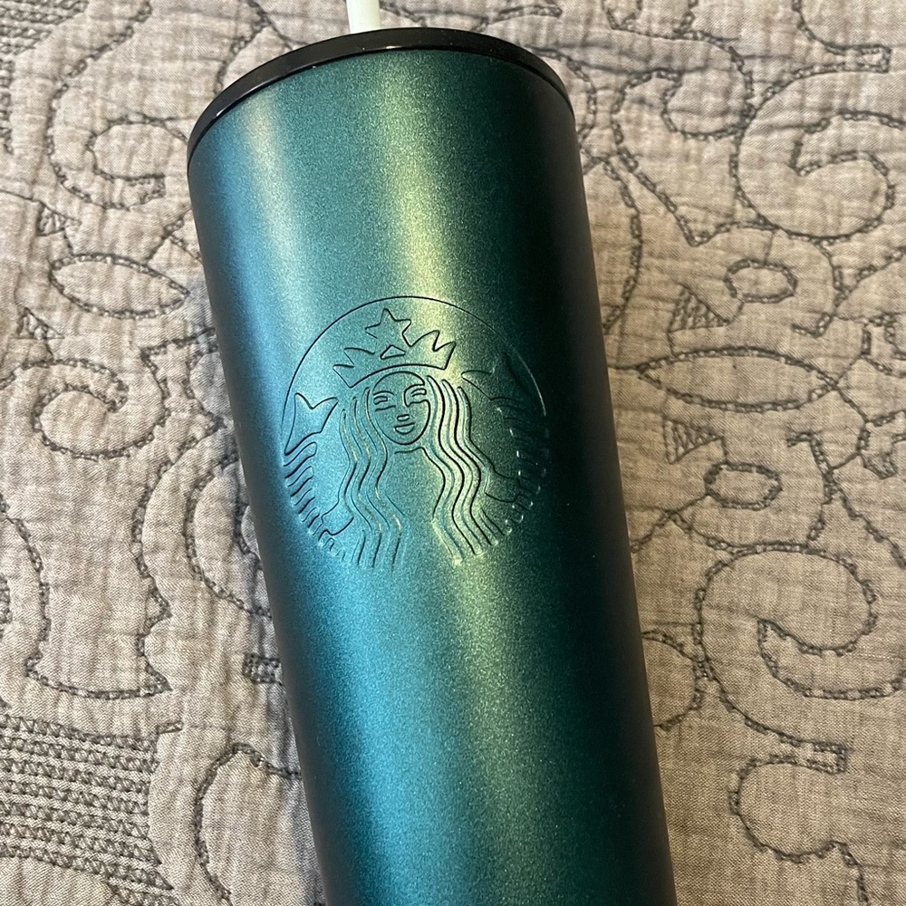 Starbucks matte emerald stainless tumbler